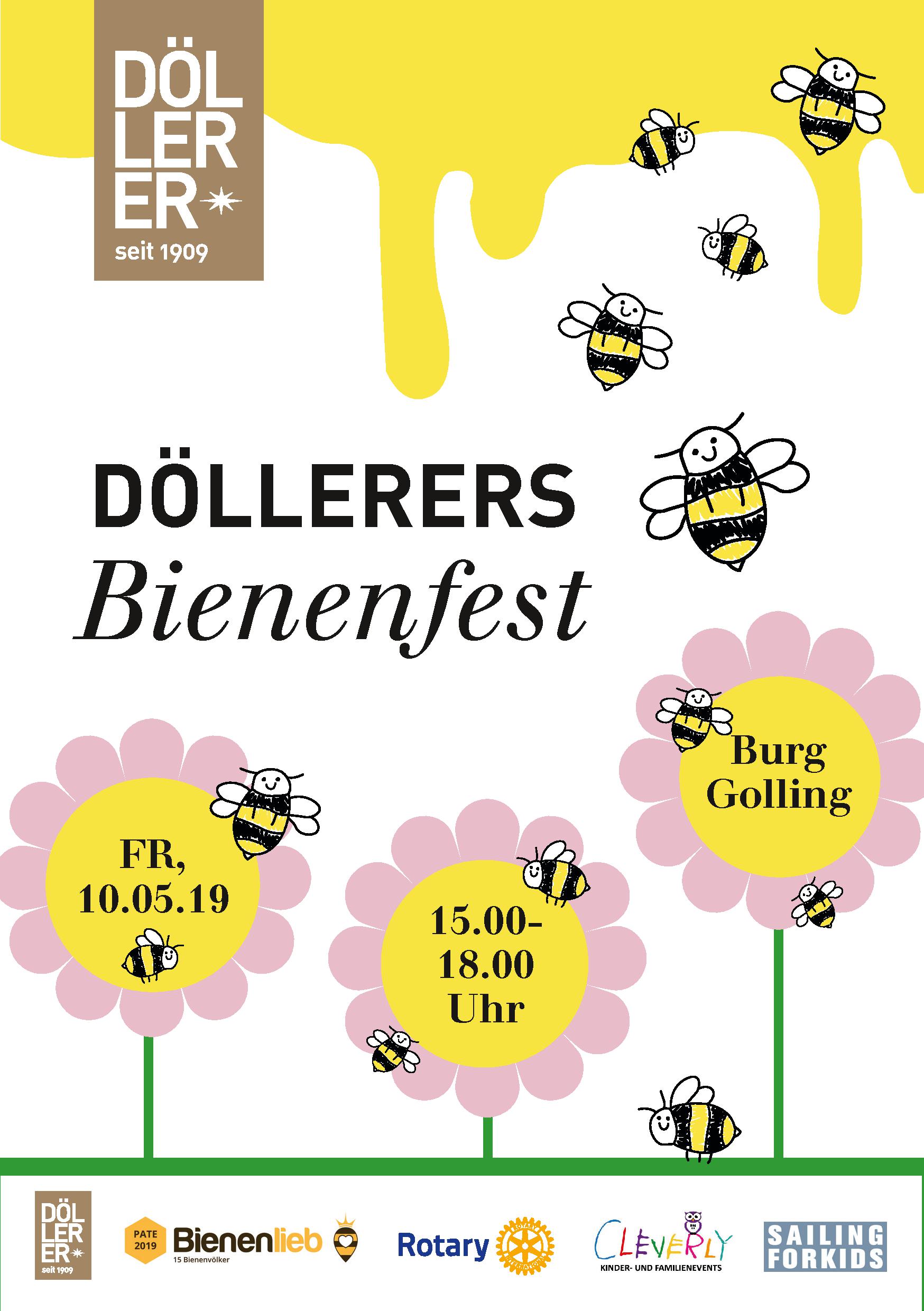 Auf dem Bild sieht man die Einleidung von Döllerers Bienenfest.