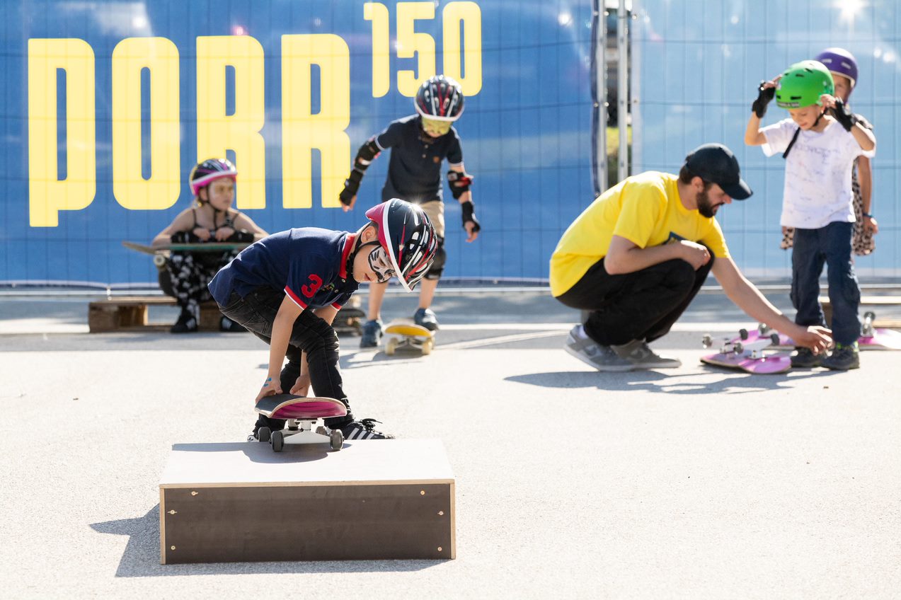 Skateboardkurs Parkour für Firmenfeste